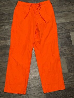 Woman’s Bright Orange Casual Pants